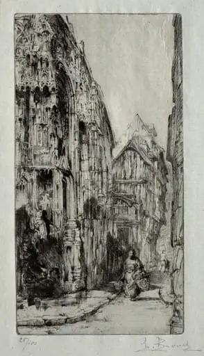 Saint-Etienne des Tonneliers a Rouen, by Auguste Brouet