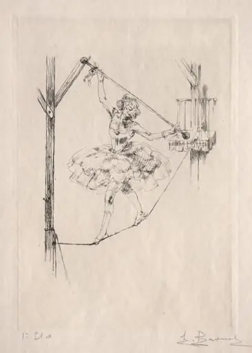 Tightrope Dancer, by Auguste Brouet