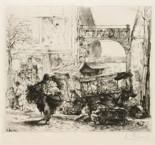 Une Matinee Avenue de Clichy, by Auguste Brouet