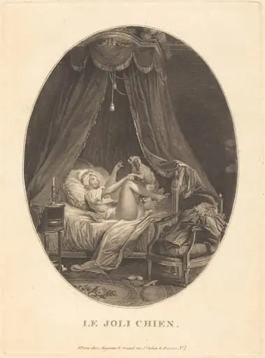 Le joli chien, by Auguste-Claude-Simon Legrand