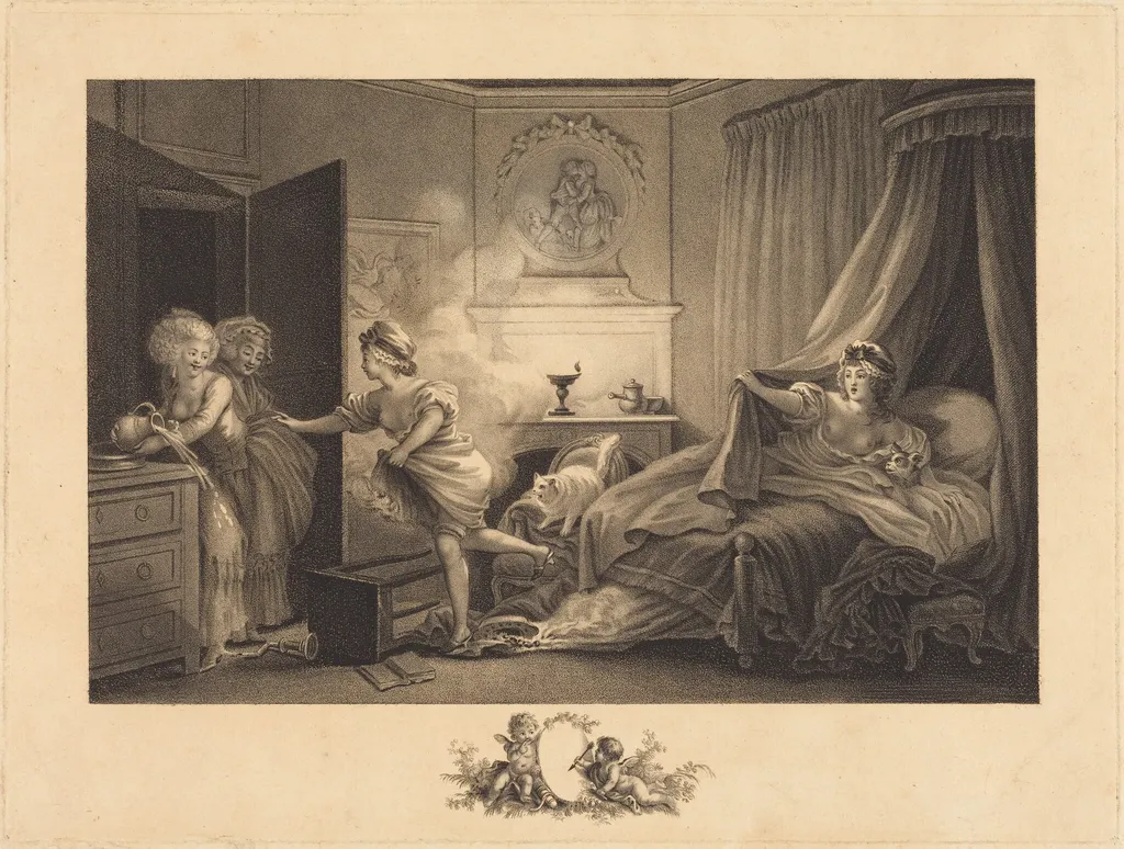 Ma chemise brule, by Auguste-Claude-Simon Legrand, ink, 1789