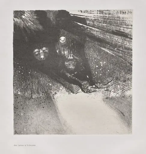 Hideous Larvae, by Auguste Clot