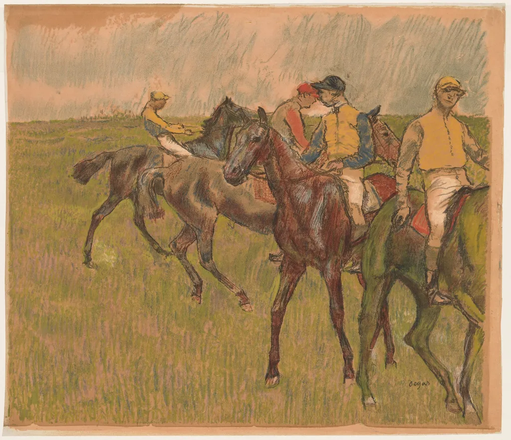 Race Horses, by Auguste Clot, 1912