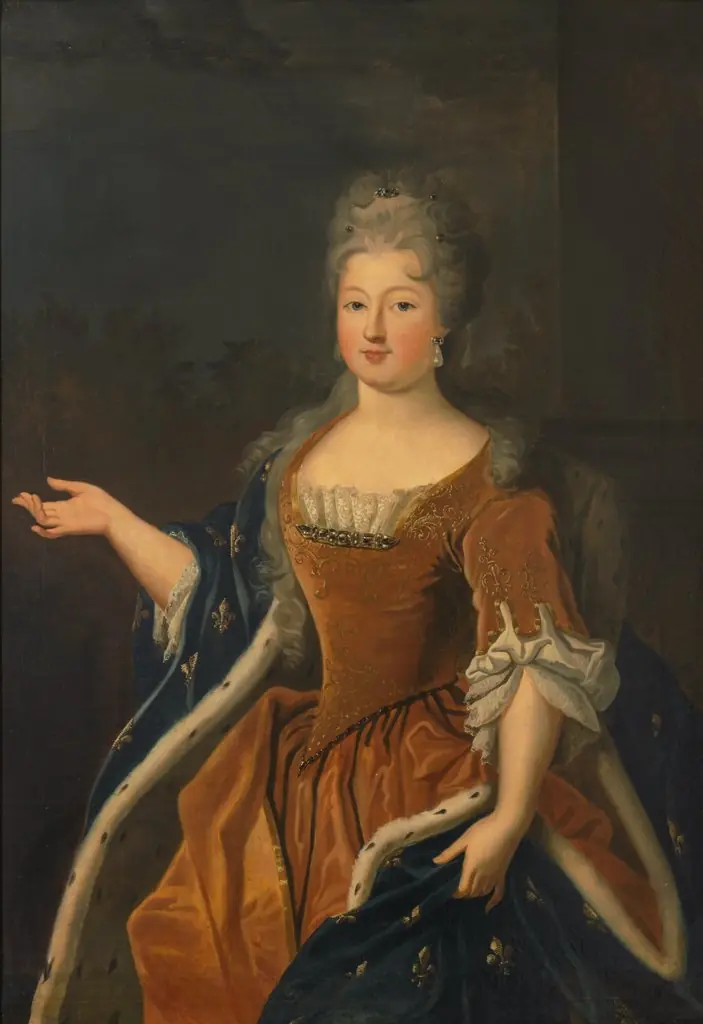 Portrait of Marie Louise-Elisabeth d'Orléans, by Auguste de Châtillon