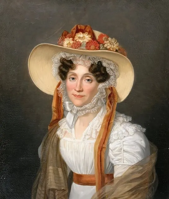 Portrait of Adélaide d'Orléans, by Auguste de Creuse, oil, 1838