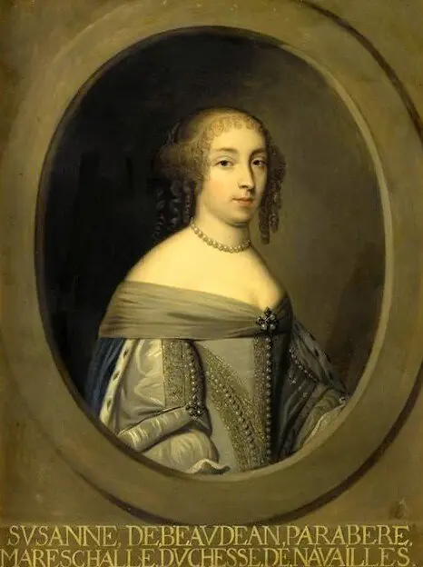 Portrait of Susanne de Baudéan (1625-1700), by Auguste de Creuse