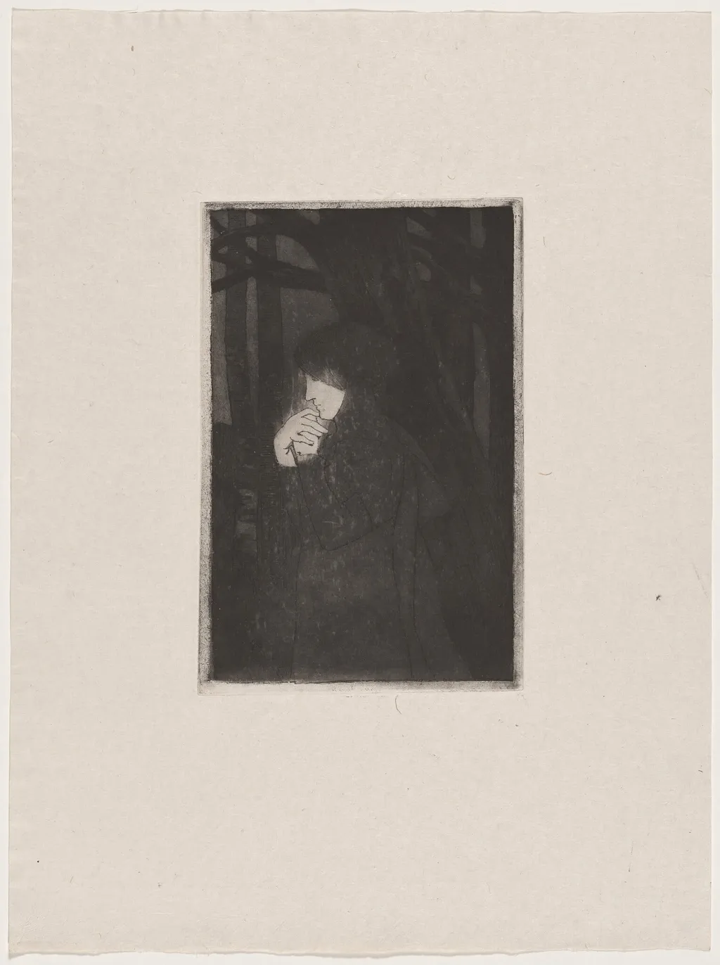 Passante, by Auguste Donnay, ink, 1895