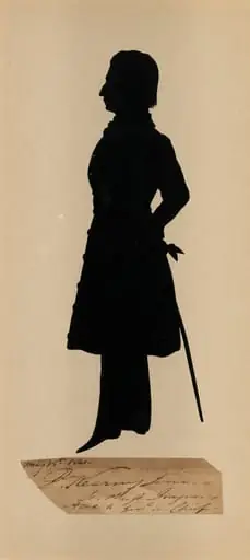 Silhouette of Lieutenant Philip Kearney, Jr., by Auguste Edouart