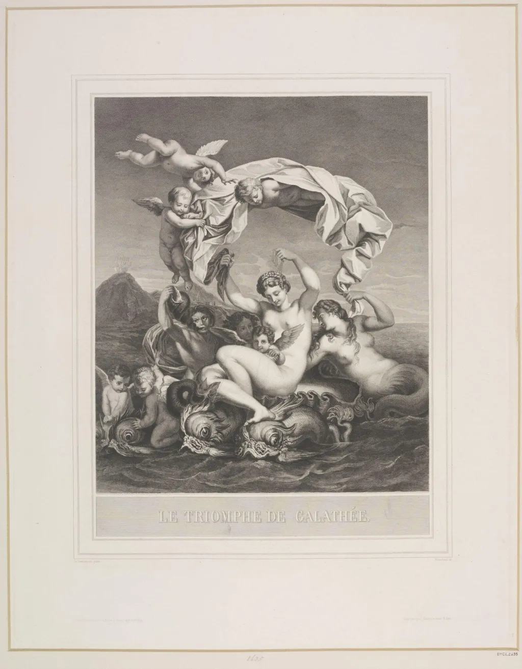 Triumph of Galatea, by Auguste Jean Baptiste Marie Blanchard, 1850