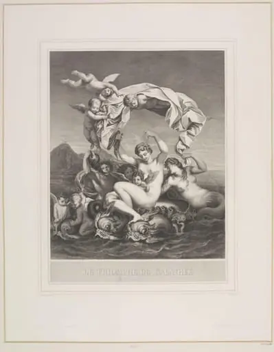 Triumph of Galatea, by Auguste Jean Baptiste Marie Blanchard