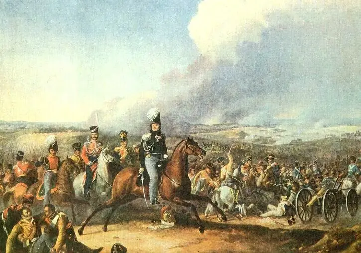 Attack of the Uvarov Cavalry at Borodino, by Auguste-Joseph Desarnot
