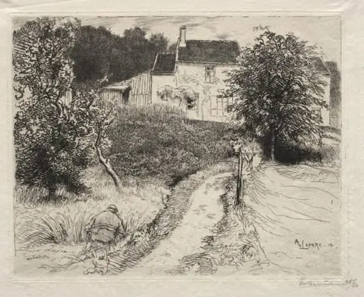 A Bellot, by Auguste Lepère
