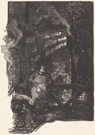 Atelier de magisserie aux Gobelins, by Auguste Lepère