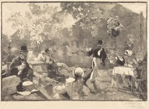 Au coq des bruyeres, by Auguste Lepère