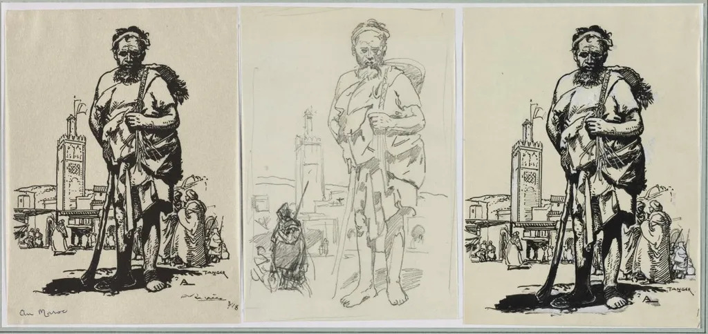 Au Maroc, by Auguste Lepère, 1914