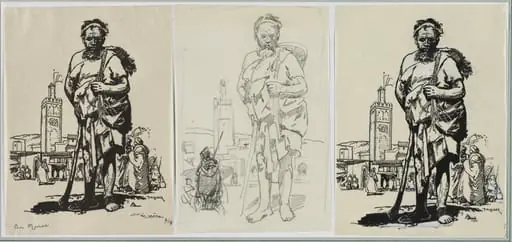 Au Maroc, by Auguste Lepère