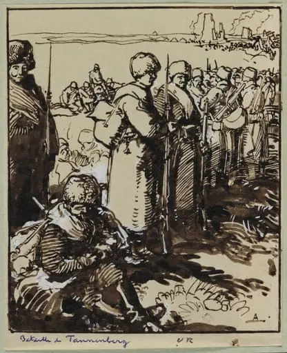 Bataille de Tannenberg, by Auguste Lepère