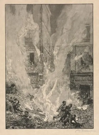 City Fire, by Auguste Lepère