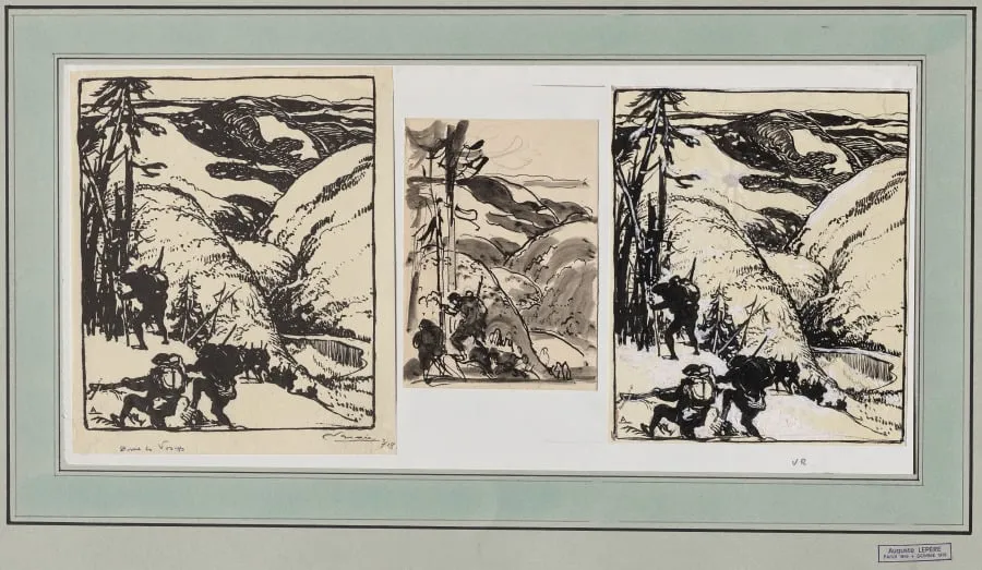 Dans les Vosges, by Auguste Lepère, 1914