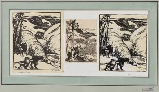 Dans les Vosges, by Auguste Lepère