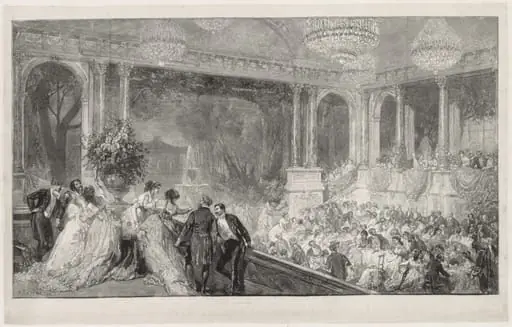 Festival at the Tuilleries, by Auguste Lepère