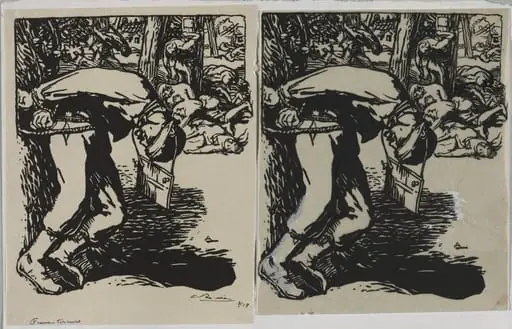 Franc-Tireurs, by Auguste Lepère