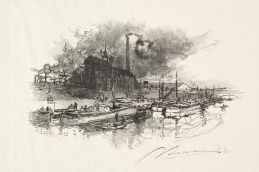 Javel, by Auguste Lepère