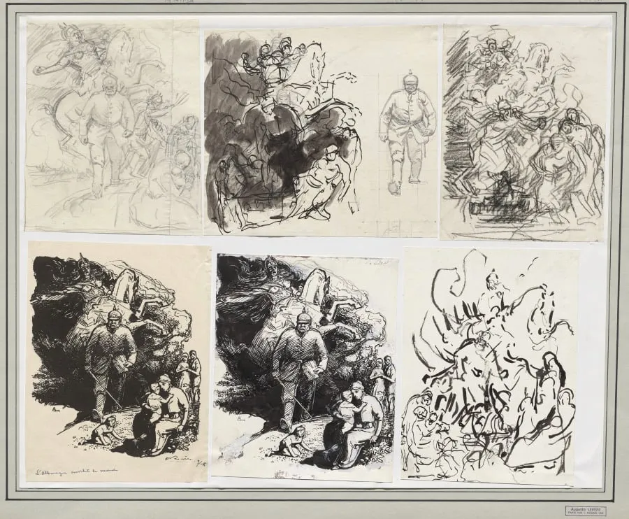 L'Allemagne envahit le monde, by Auguste Lepère, 1914