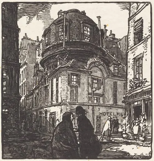 L'ancienne academie de medecine, by Auguste Lepère