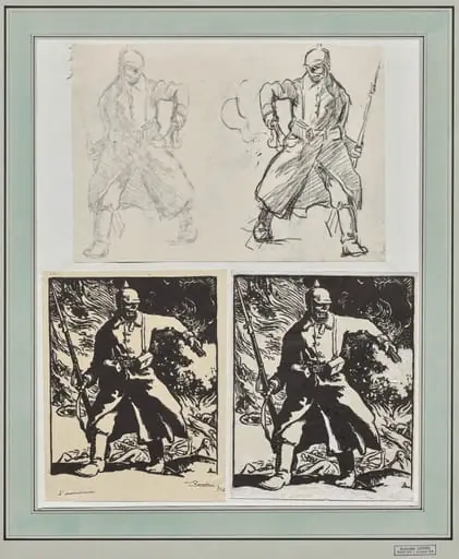 L'Incendiare, by Auguste Lepère