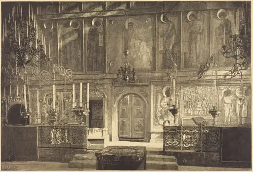 L'Inconestase de la Cathedrale de l'Assomption, by Auguste Lepère