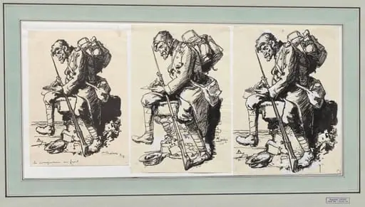 La Correspondance au front, by Auguste Lepère