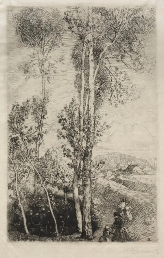 La Petite Mare, by Auguste Lepère, 1908