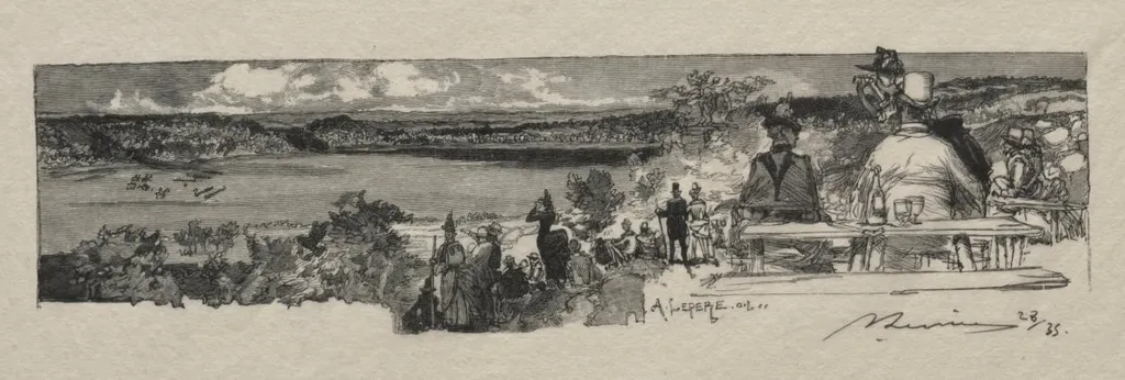 La Vallee de la Solle, by Auguste Lepère, 1890