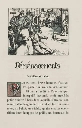 Landscapes and Street Corners: Moving, by Auguste Lepère
