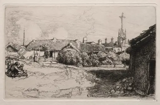 Le Calvaire, St. Jean-de-Mont, by Auguste Lepère