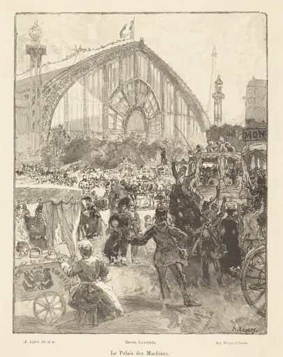 Le Palais des Machines, by Auguste Lepère