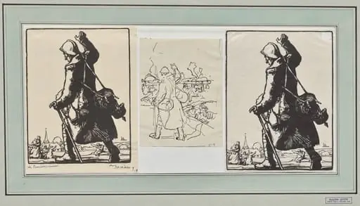 Le Permissionnaire, by Auguste Lepère