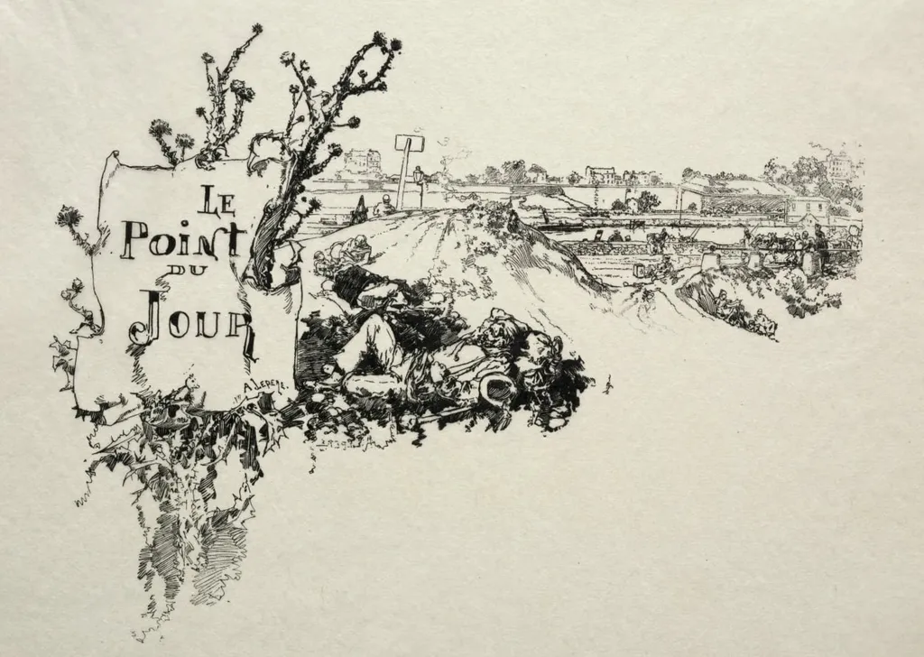 Le Point-du-Jour, by Auguste Lepère, 1886