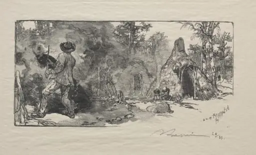 Les Charbonniere, by Auguste Lepère