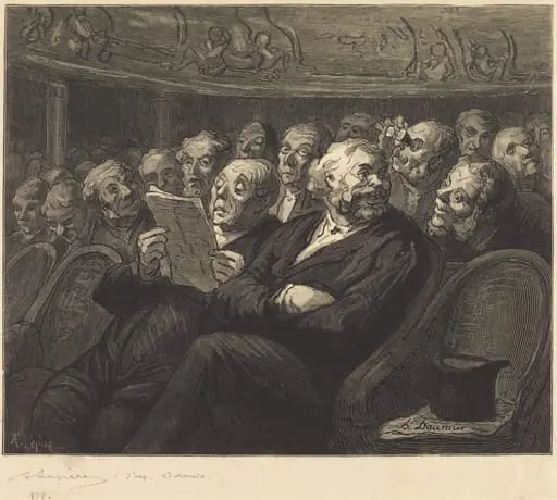 Les Fauteuils d'orchestre, by Auguste Lepère