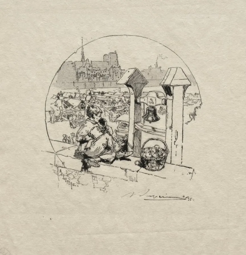 Marché aux Pommes, No. 2, by Auguste Lepère, 1894