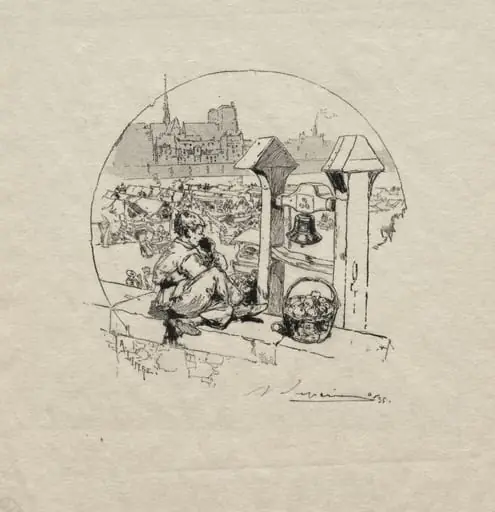 Marché aux Pommes, No. 2, by Auguste Lepère