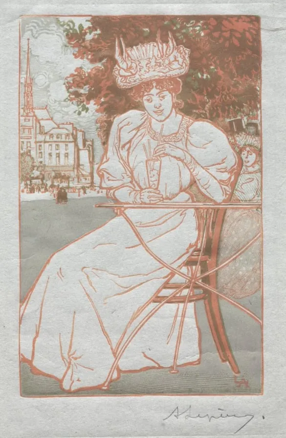 Paris Almanac, 1897: Summer, by Auguste Lepère, 1897