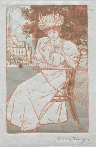 Paris Almanac, 1897: Summer, by Auguste Lepère
