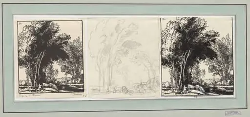 Paysage de France, by Auguste Lepère