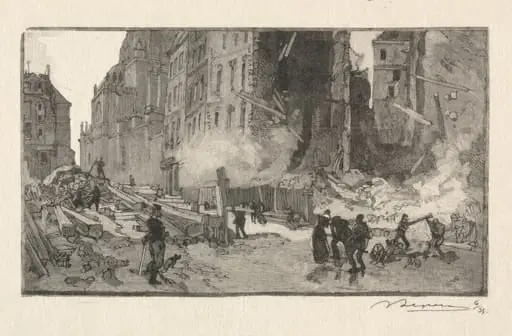 Place Gerson and Rue Restot, by Auguste Lepère