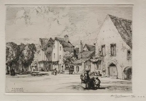 Provins, by Auguste Lepère