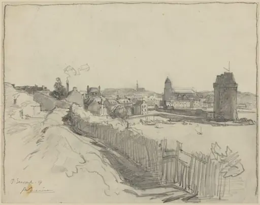 Saint Servan, by Auguste Lepère