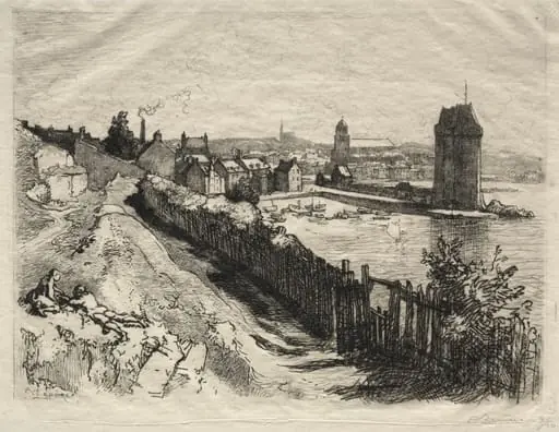Saint-Servan, by Auguste Lepère